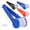 3 Pcs Mini Eyeglasses Cleaner Sunglasses Microfiber Lens Cleaning Cloth Tool Spectacles Brush Clip Black Red Blue