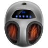 Electric Foot Massager Heat Therapy Kneading Air Compression Machine Intensity Time Setting Foot Pain Relief Massagers US9.5 Home Office