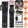 Cordless Clipper Trimmer Set for Men Electric Barber Clipper Hair Cutting Combo Set Beard T Outliner Shaver Trimmers Haircut Grooming Kit
