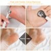 Foot Callus Remover Foot Callus Shaver Cuticle Razor Dead Skin Exfoliating Shaver Pedicure Kit Stainless Steel w/ Rasp 10 Blades