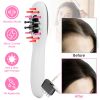 Electric Scalp Massage Comb Microcurrent!ir Brush Handheld Head Scratcher Massager Hair Oil Applicator with Vibration Micro-Current Mode Red & Blue