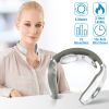 Electric Neck Massage Intelligent Rechargeable Pulse Therapy Neck Massager w/ 6 Modes 3 Heating Modes 15 Intensity For Office Home Travel