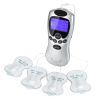 Tens Massager Digital Therapy Massager w/ 8 Modes 15 Intensities 5/10/15Min Timer 4 Electrode Pads For Back Shoulder Neck Pain Muscle Stiffness Relief
