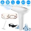 3 In 1 Ice Cooling Laser Hair Removal Painless Permanent At-Home IPL Hair Removal with 999,999 Flashes 9 Energy Levels 2 Flash Modes for Armpits Legs