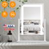 Vanity Mirror with Light 3 Lighting Colors Dimmable Brightness Smart Touch Control 10X Magnifying Mirror 360¯tation LED Lighted Makeup Mirror for De