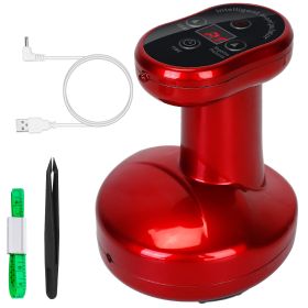 Electric Scraping Massager USB Rechargeable Cupping Therapy Tool 9 Grade Handheld Physical Therapy Machine w/ Heat Negative Pressure