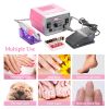 Professional Acrylic Nail Drill Machine 30000RPM Electric Handpiece w/36 Bits Cuticle Grinder Manicure Pedicure Polishing File Kit for Home Salon