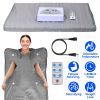5.9x2.6FT Infrared Sauna Blanket for Home Sauna Bag Mat for Weight Loss Detox with 95-176?Adjustable Temperature 1-60Mins Timer Remote Control