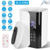 5L/1.32Gal Humidifiers Top Fill Cool Mist Humidifier with Essential Oils Diffuser Filter 360otatable Outlet Nozzle 1-8 Hours Timer 1-3 Level Mist 4