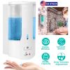 Automatic Soap Dispenser 450ML/19OZ Wall Mounted Sensor Refillable Hand Gel Dispenser 3 Drop Volume Adjustment