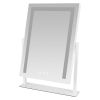 Vanity Mirror with Light 3 Lighting Colors Dimmable Brightness Smart Touch Control 10X Magnifying Mirror 360¯tation LED Lighted Makeup Mirror for De