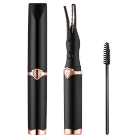 2 In 1 Clip Comb Heated Eyelash Curler Electric Mini Lash Curler Natural Eye Lash Makeup Tool with 3 Temp Settings 10Mins Shutdown
