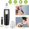 Electric Nose Ear Hair Trimmer Washable 360otating Nose Hair Shaver Remover w/Brush