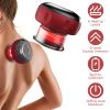 Electric Cupping Therapy Massager Electric Back Scraping Machine Vacuum Therapy Cupping(erapy Device with 6 Levels Temperature and Suction