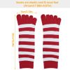 6 Pair 5-toes Socks Soft Breathable Socks Ankle Sock Athletic Five Finger Socks For Girl Women