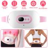 Portable Heating Pad for Cramps Fast Heating Pad for Women Girl Cordless Menstrual Heating Pad with 3 Heat Levels and 3 Massage Modes for Back Belly