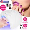 Nail Dryer 48W/24W UV LED Lamp Nail Gel Dryer Machine 30 LEDs PIR Sensor Fingernail Toenail Gel Curing Machine Timer Salon Tool Set