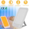 SAD Lamp Light Therapy Lamp UV-free 32000LUX Therapy Light Sunlight Lamp 4 Level Brightness 6 Timer Memory Function