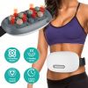 Abdominal Massager Anti Cellulite Remover Machine Electric Stomach Tummyassager Automatic Bian Stone Kneading Massager with 5 Modes 3 Heat 3 Speeds