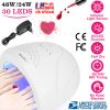 Nail Dryer 48W/24W UV LED Lamp Nail Gel Dryer Machine 30 LEDs PIR Sensor Fingernail Toenail Gel Curing Machine Timer Salon Tool Set