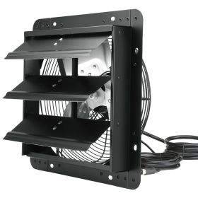 VEVOR Shutter Exhaust Fan, 12'' with Temperature Humidity Controller, EC-motor, 940 CFM, 10-Speed Adjustable Wall Mount Attic Fan