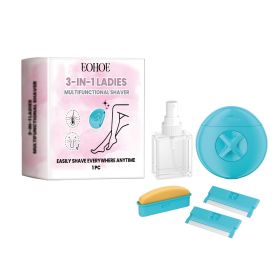 EOHOE 3-In-1 Women's Razor Multi-Functional Gentle Body Cleaning Shaver Travel Set