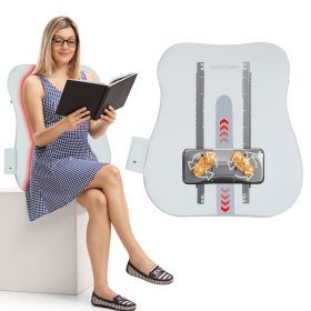 Shiatsu Back MassagerÄ Deep Tissue Kneading Massage Pillow Cordless USB Rechargeable with 3 Massaging Modes 2 Heating Levels 10Mins Auto-Off¯r Bac