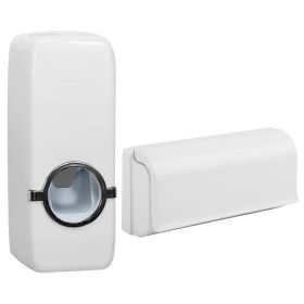 Automatic Toothpaste Dispenser and Toothbrush Holder Set