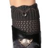 Women Winter Crochet Knit Leg Warmers