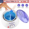 Wax Warmer Hair Removal Waxing Machine Kit Hot Hard Electric Wax Heater Melter Facial Armpit Foot Body Waxing Spa for Women & Men Use