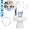 Water Bottle Dispenser Table Top Electric Water Bottle Pump USB Rechargeable Mini Water Jug Dispenser for 1-5 Gallon Water Jugs for Home Kitchen Offic