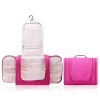 Travel Makeup Bags Portable Cosmetics Organizer Bag w/Hang Hook Handstrap Waterproof Toiletry Wash Bag for Women