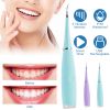 Electric Tartar Remover For Teeth Rechargeable Oral Dental Plaque Calculus Remover Teeth Stains Eraser Teeth Stains Scraper Cleaning Tool w/ 5 Speeds
