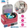 Travel Toiletry Bag Cosmetics Organizer Bag Hanging Wash Bag Waterproof Case w/ Handstrap