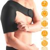Shoulder Support Brace Rotator Cuff Support Wrap Strap Compression Therapy Sleeve w/ Adjustableôraps for Arthritis Bursitis Tendonitis Arm AC Joint