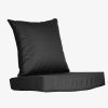 Outdoor Seat Cushion Set Waterproof Patio Furniture Cushion and Back Pillow Fade Resistant Deep Seatåt Chair Pad with Removable Cover for Chair Sofa
