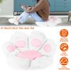 Cat Paw Cushion Seat Skin Friendly Comfortable Lazy Sofa Chair Floor Mat Office Chair Cushion Pad Relieve Back Coccyx Sciatica