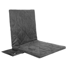 Portable Heated Seat Cushion with 3 Temperature Levels Foldable USB Plug Powered Heating Pad For Outdoor Winter Car Camping Fishing (Option: HeatedCushionGrey)