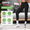 Women\'s High Waist Workout Leggings Tummy Control Compression Yoga Tight Pants Gym Pants Athletic Running Leggings with 25In Inseam No Front Seam