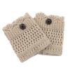Women Winter Crochet Knit Leg Warmers