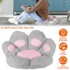 Cat Paw Cushion Seat Skin Friendly Comfortable Lazy Sofa Chair Floor Mat Office Chair Cushion Pad Relieve Back Coccyx Sciatica