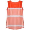 Women Tie-dye Sleeveless Tank Tops Summer Loose T Shirts Tops Button Down Shirts Vest Blouse Plus Size