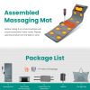 Full Body Electric Massage Mat with Heat Vibration Massage Pad Cushion Back Massage Mattress Chair Pad with Neck Massage Pillow with 10 Vibration Moto