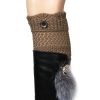 Women Winter Crochet Knit Leg Warmers
