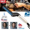 Beard Hair Straightener Quick Straightening Heat Comb for Men Electric Hair Styling Comb Electric Hair Tool for Home Travel Use