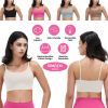 Women Strap Sport Bras Padded Strappyòop Square Neck Low Impact Bras Sexy©tness!nk Tops with Removable Pads Flat Straps for Gym Yoga Workout Run