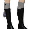 Women Winter Crochet Knit Leg Warmers