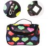 Travel Makeup Bag Portable Cosmetic Organizer with Cosmetic Mirror Waterproof Toiletry Wash Bag for Women