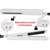 Professional Steam Flat Hair Straightener Ceramic Flat Iron Hair Styler w/ Adjustable Temp