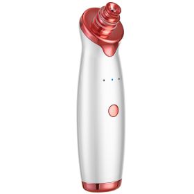 Electric Blackhead Remover Vacuum Suction Facial Pore Cleaner Acne Pimple Extractor Skin Care Cleaning Tool with 5 Suction Head (Option: BlackheadRemoverWHT)